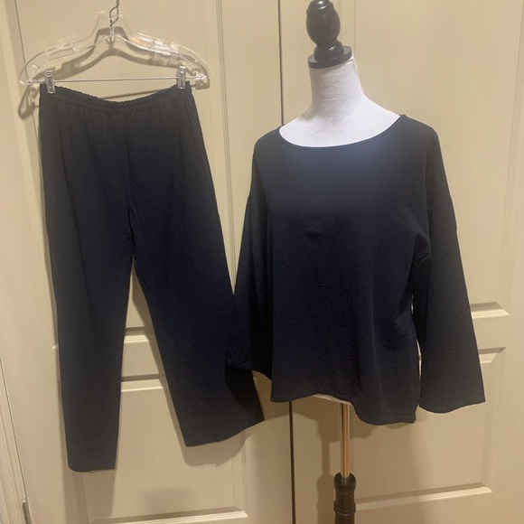Soft Surroundings Pants - Soft Surroundings 2 Piece 100% Cotton Coordinating Pants/Shirt XS